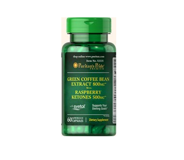 Puritan’s Pride Green Coffee Bean – Hỗ trợ giảm cân