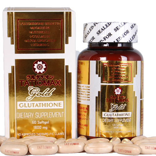 Viên uống trắng da Tatiomax Gold Glutathione 1800mg