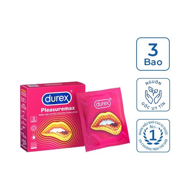 Bao cao su Durex Pleasuremax