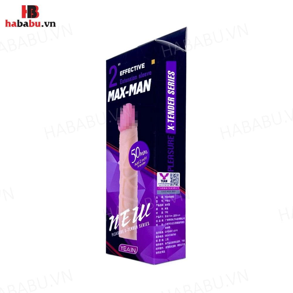Max-Man Extension Sleeve có gai/rung